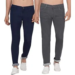 dais Men's Stretchable Skinny Fit Mid Rise Jeans for Men-picture-35