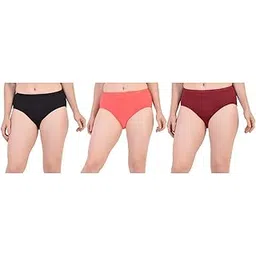 daisy dee Women's Cotton Hipster (Pack of 3) (Petals-M-85_Multicolored_Medium, 85)-picture-23