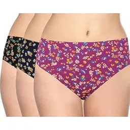 daisy dee Women's Cotton Inner Elastic Print Panties Pack Of 3 (Colors,Prints May Vary, Xl, Multicolors)-picture-13
