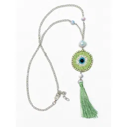 Daizy Girls Evil Eye Embellished With Beads and Tussel Chain-picture-31