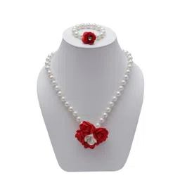 Daizy Girls Flower Necklace & Bracelet Jewellery Set-picture-25