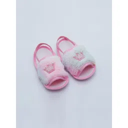 Daizy Girls Fur With Crown Booties-picture-51