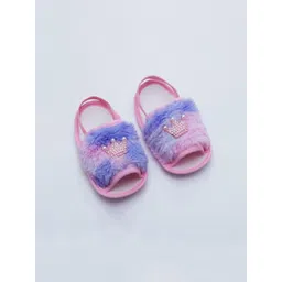 Daizy Girls Fur With Crown Booties-picture-11