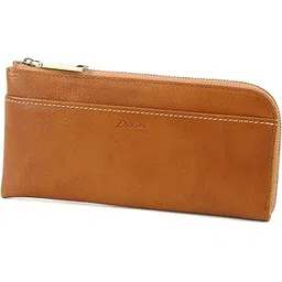 dakota DA-35881 Women's Long Wallet, L-Shaped Zipper, Genuine Leather, Camel, 縦9.5cm×横20cm×まち1.5cm-picture-50