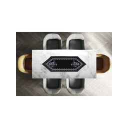 Dakshya Industries Black Floral Printed Table Runners-picture-15