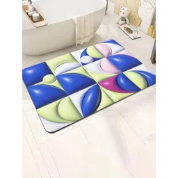 Dakshya Industries Blue & Green 3D Printed Anti-Slip Doormat-image-18