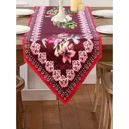 Dakshya Industries Maroon Paper Print Runners-Large-picture-12
