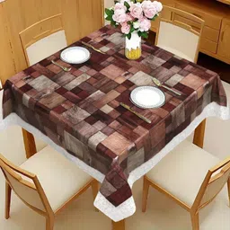dakshya industries PVC 4 Seater Printed Table Cover-picture-17