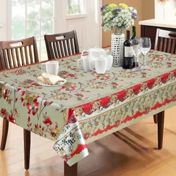 dakshya industries PVC 6 Seater Floral Table Cover-picture-37
