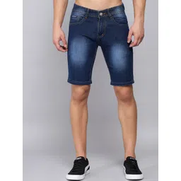 DAKWINS Men Slim Fit Outdoor Denim Shorts-picture-19