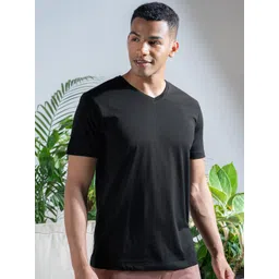 DAMENSCH Breeze Ultralight V-Neck Solid T-Shirt-picture-16
