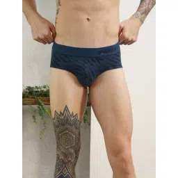 Damensch Comet Blue Deo-Soft Printed Premium Egyptian Cotton Modal Briefs-picture-10