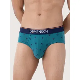 DAMENSCH Men Anti Bacterial Printed Deo Cotton Briefs-picture-10