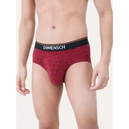 DAMENSCH Men Deo Cotton Printed Anti-Bacterial Briefs DAM-CTP-B-SNR-picture-41