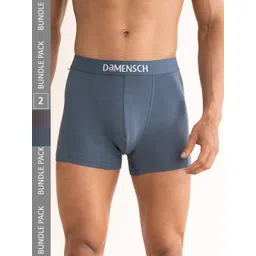 DAMENSCH Men Pack of 2 Deo-Cotton Anti-Bacterial Trunks DAM-NE-CTST-T-RAE-BUB-picture-33