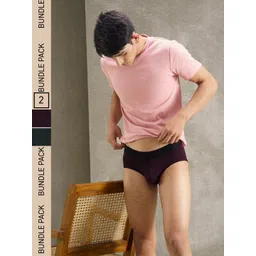 DAMENSCH Men Pack of 2 Premium Cotton Briefs-picture-14