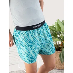 DAMENSCH Men Printed Blue Ultra-Light Cotton Regular Fit Inner Boxer-picture-12