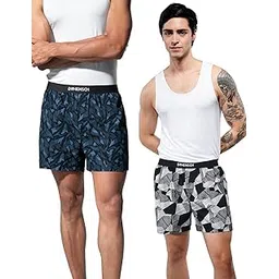 damensch Men's Cotton Regular All Over Print Boxer Shorts-picture-12