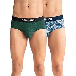 damensch Men's Cotton Regular All Over Print Briefs-picture-27