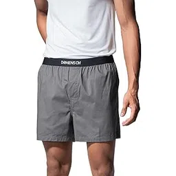 damensch Men's Cotton Regular Fit Solid Inner Boxers-Pack of 1 - Las Grey - 3XL-picture-22