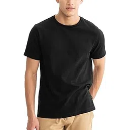 damensch Men’s Poly-Cotton Statement Popcorn Textured Casual T-Shirt-picture-29