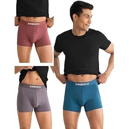 damensch Men's Regular Fit Solid Cotton Briefs for Men Combed Cotton, Stretchy Fabric, Anti-Bacterial and Microfibre Waistband-Rabbit, Marsala, Lysons Blue-M-picture-39