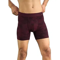damensch Men's Regular Fit Supima Printed Cotton Boxer Brief Pack of 1 | Boxers for Men, Underwear for Men, Underwear for Men Combo,v Shape Underwear for Men-picture-20