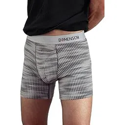 damensch Men's Regular Fit Supima Printed Cotton Boxer Brief Pack of 1, Underwear for Man Combo, H Shape Underwear for Men-picture-42