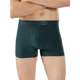 Damensch Orchid Teal Regular Fit Jacquard Trunks-picture-36