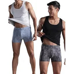 damensch Regular Fit Cotton Blend Printed Frenchie Feelmint Finish Breathable Moisture Wicking Comfortable Microfibre Waistband Stretchable Underwear for Men-picture-40