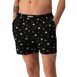 damensch Regular Fit Solid 100% Soft & Durable Cotton Boxer Shorts Dual Pockets Anti-Bacterial Moisture Wicking Microfibre Waistband Ultra-Light Boxers for Men-picture-10