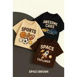 DAMN GUD DG Kids-Unisex Black Cotton Printed Tshirts-picture-26