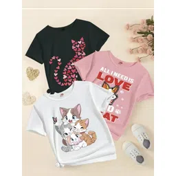 DAMN GUD DG Kids-Unisex Black Cotton Tshirts-picture-19