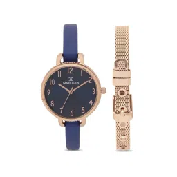 Daniel Klein Blue Dial Analog Gift Set Watch with Bracelet For Womens (Pack of 2) - DK11793-4-picture-10