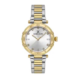 Daniel Klein Women Textured Dial & Bracelet Style Straps Analogue Watch DK.1.13609-2-picture-26