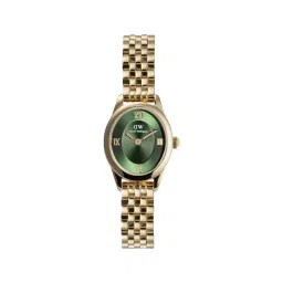 DANIEL WELLINGTON Oval Mini Green Oval Dial Analogue Women Watch - DW00100804K-picture-21