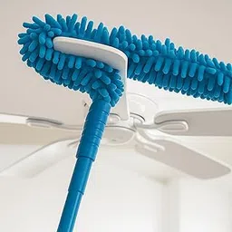 DAPEMPORIUM Home Fan Cleaner Brush with Long Rod Flexible Fan Cleaning Mop, 2025 Upgraded Long Handle Microfiber Feather Ceiling Duster for Cleaning of Home, Kitchen, Car, Ceiling-Blue-picture-17