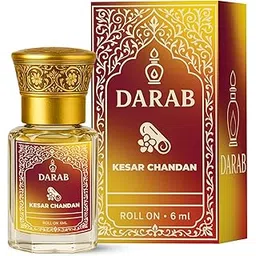 DARAB Kesar Chandan Attar | Long Lasting Alcohol-Free Perfume Oil for Men & Women | Sweet & Warm Fragrance-picture-24