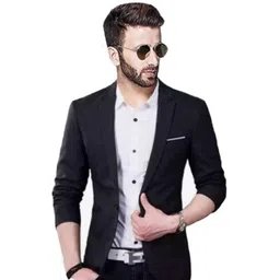 darbar in Men Solid Single Breasted Casual, Formal, Party, Festive & Wedding Blazer-picture-10