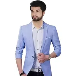 darbar in Men's Single Breasted Casual, Formal, Party, Wedding Blazer-picture-33