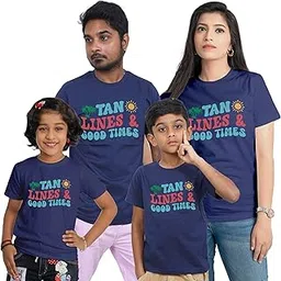 darestyles Cute Matching Family Tshirt Collection, 100% Cotton - (Single Piece only - not a Combo Pack. Add All Required Sizes to cart Before Placing Order)-picture-20