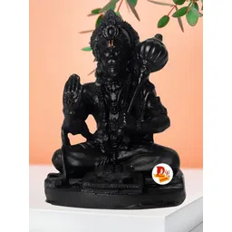 DARIDRA BHANJAN Black Lord Hanuman Religious Idol Showpiece-picture-33