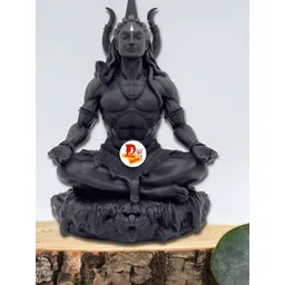 DARIDRA BHANJAN Black Religious Idol Showpiece-picture-25