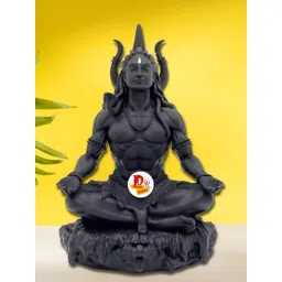 DARIDRA BHANJAN Black Religious Idol Showpiece-picture-26