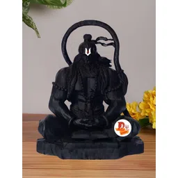 DARIDRA BHANJAN Black Religious Idol Showpiece-picture-12