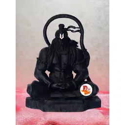 DARIDRA BHANJAN Black Religious Idol Showpiece-picture-13