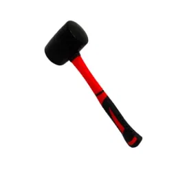 Darit 24 OZ Rubber Mallet Hammer with Non Slip Handle, Solid Rubber Hammer for Camping, Woodworking and Flooring-picture-14