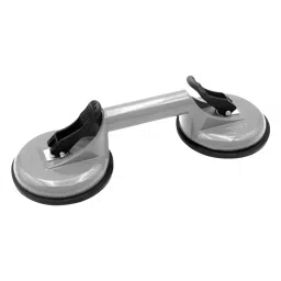 Darit Glass Lifting Suction with 2 Cups Grey & Black 32.4 cm Length Aluminium for Home & Professional Use-picture-20