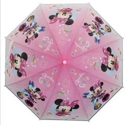 Colorful Cartoon Print Kids Umbrella with cartoon character - Bright and Joyful Umbrella-image-33