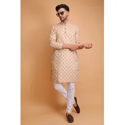 darkchill Men Printed Cotton Blend Straight Kurta-picture-23